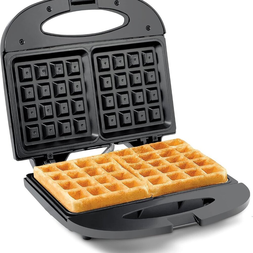Maxi-Matic Electric Nonstick Belgian Waffle Iron Snack Maker Machine, Breakfast,